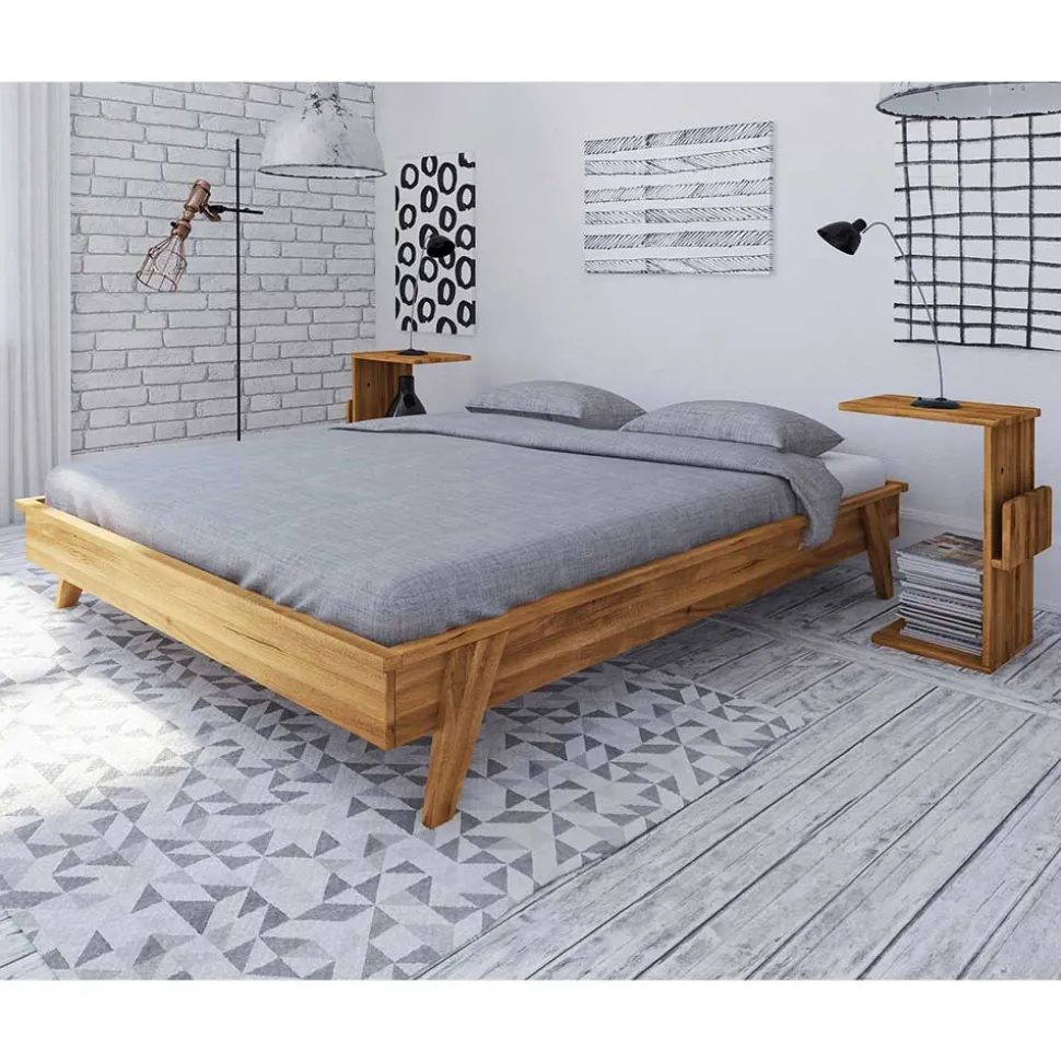 Wildeiche Bett Carilla
