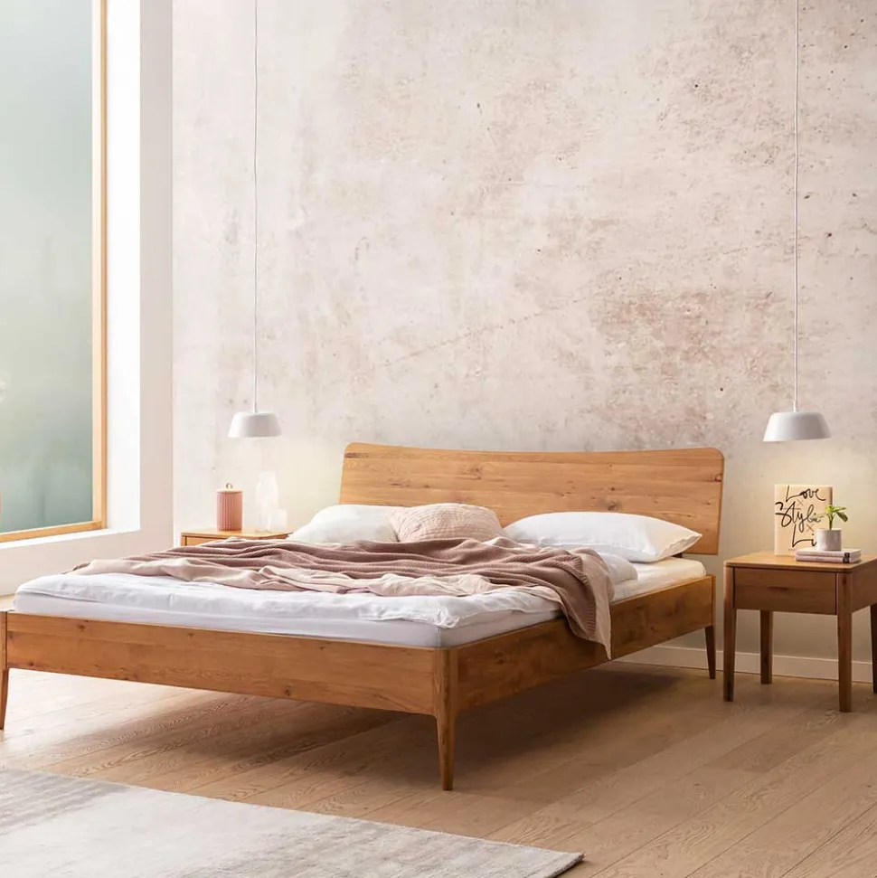 Wildeiche Bett geölt Lepura