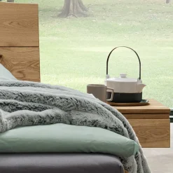 Wildeiche Bett Snaucia