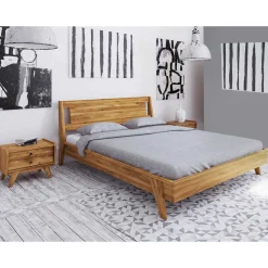 Wildeiche Doppelbett Carilla