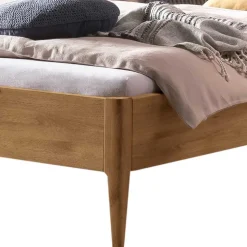 Wildeiche Doppelbett Lannla
