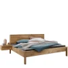 Wildeiche Doppelbett massiv Snoba