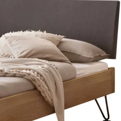Wildeiche Doppelbett modern Viko