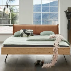Wildeiche Doppelbett Snaucia