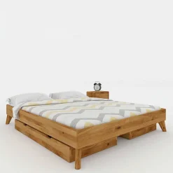 Wildeiche Futonbett Vinial