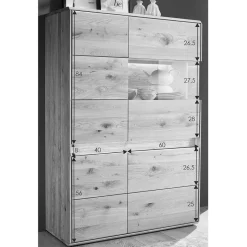 Wildeiche Highboard Eridia
