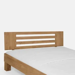 Wildeiche Holzbett Ginnos