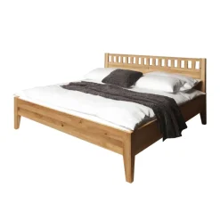 Wildeiche Holzbett Tyvoria