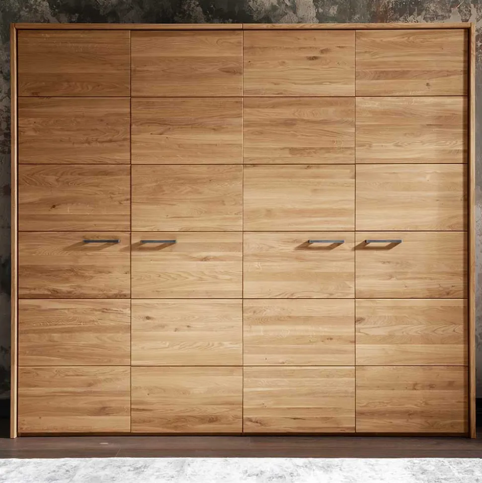 Wildeiche Kleiderschrank Emjan