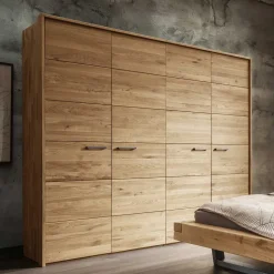 Wildeiche Kleiderschrank Emjan