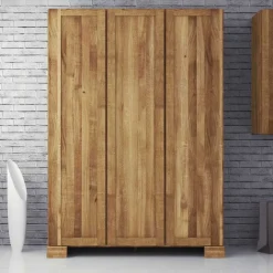 Wildeiche Kleiderschrank Sascora