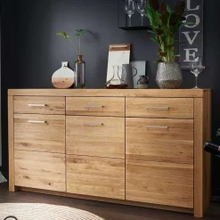 Wildeiche Sideboard Divrina