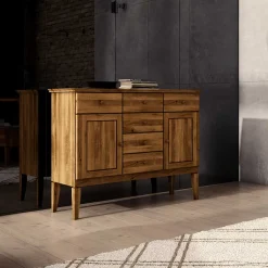 Wildeiche Sideboard Tyvoria