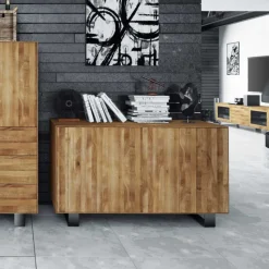 Wildeiche Sideboard Vaneri