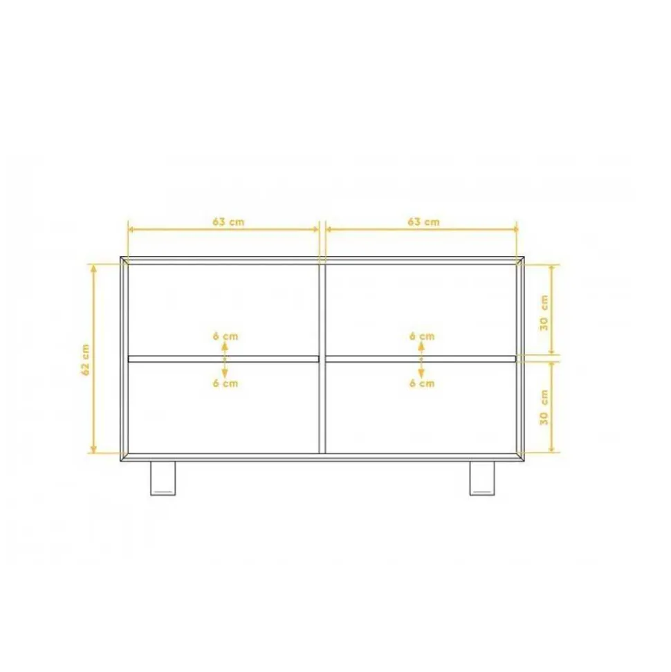 Wildeiche Sideboard Vaneri
