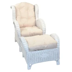 Wintergarten Sessel mit Hocker Lively