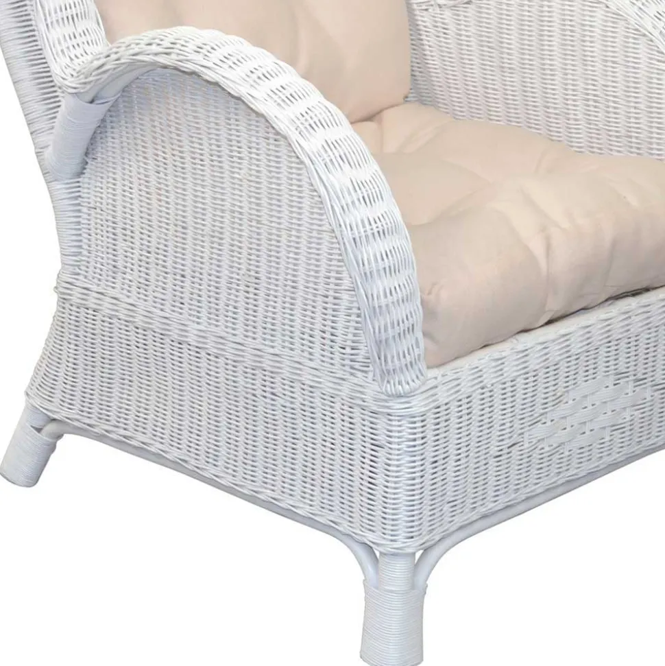 Wintergarten Sessel mit Hocker Lively