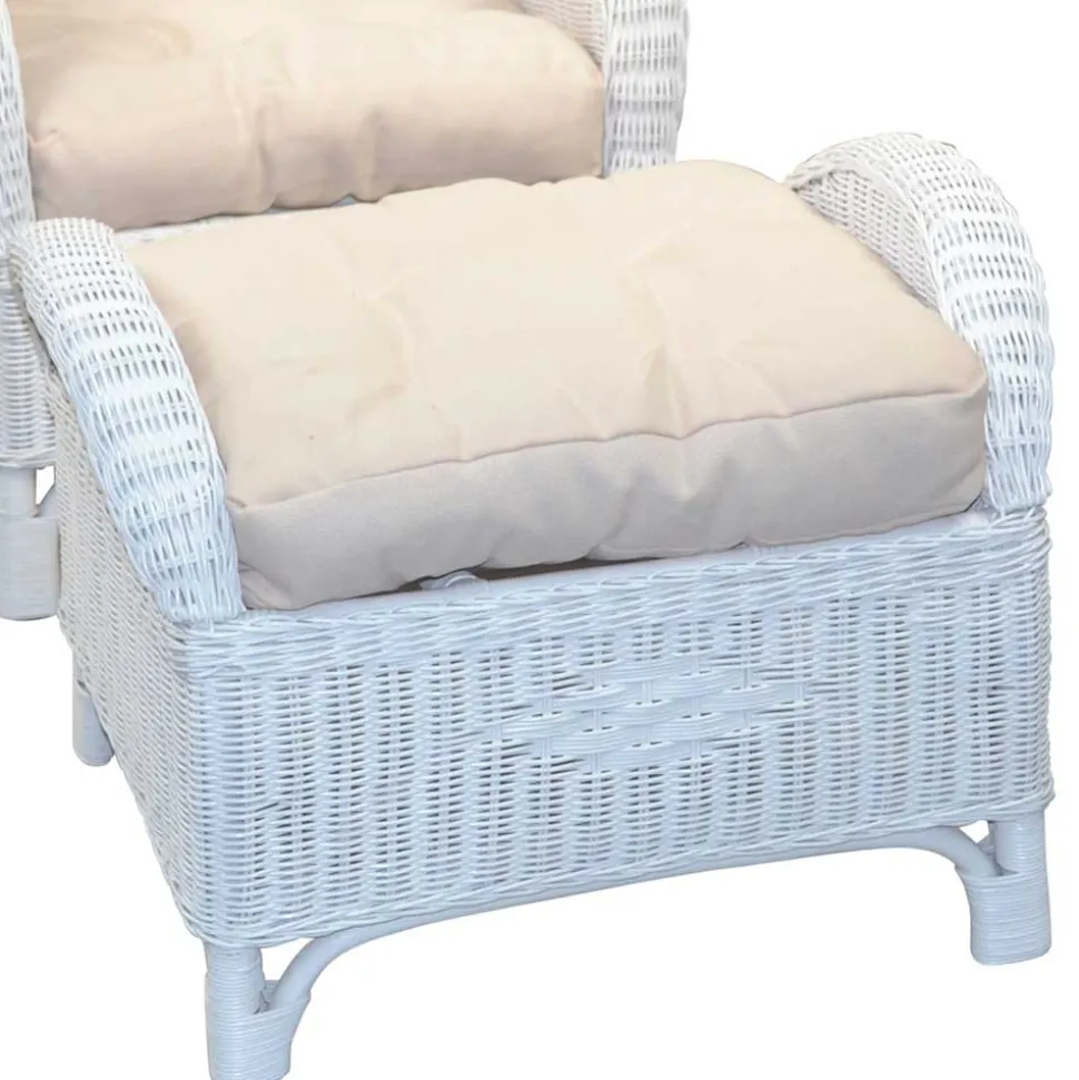 Wintergarten Sessel mit Hocker Lively