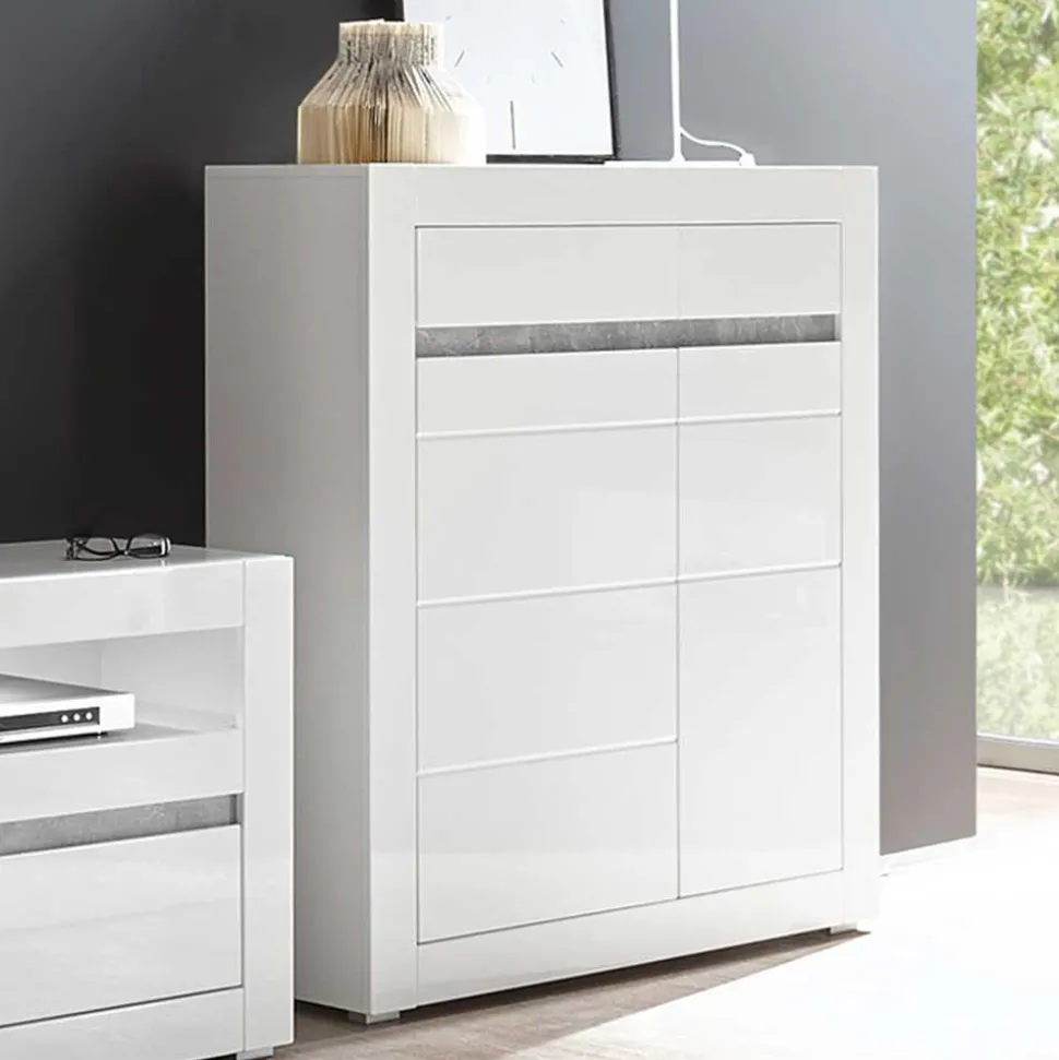 Wohnwand Highboard Novinza
