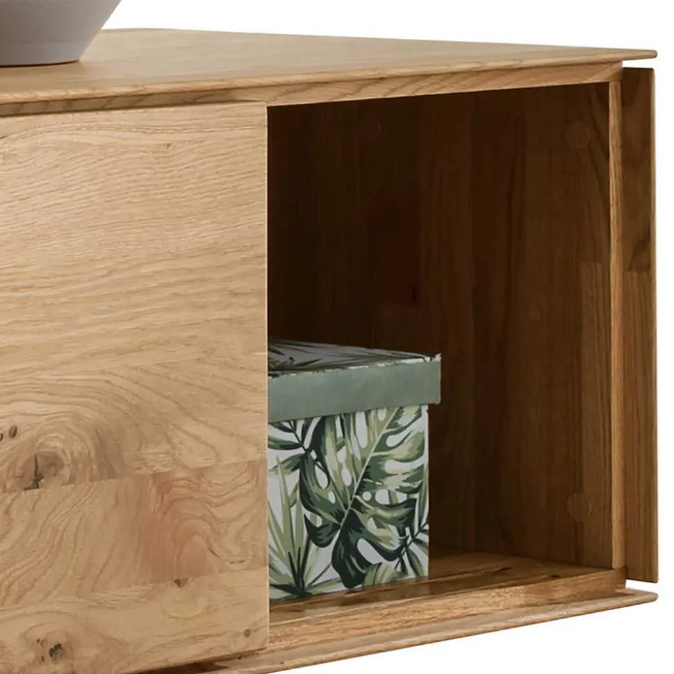 Wohnwand Massivholz Rennia
