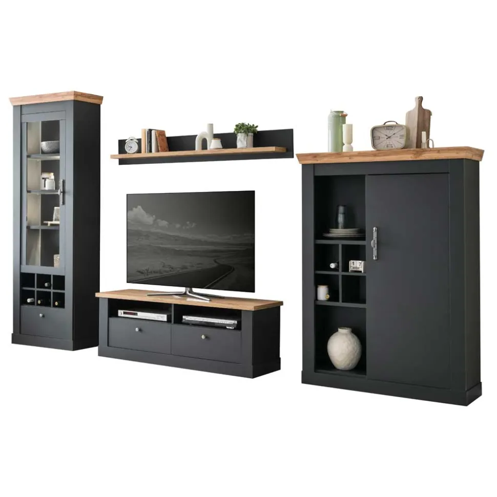 Wohnwand mit TV Platz Saridio