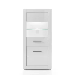 Wohnwand Vitrine Triango