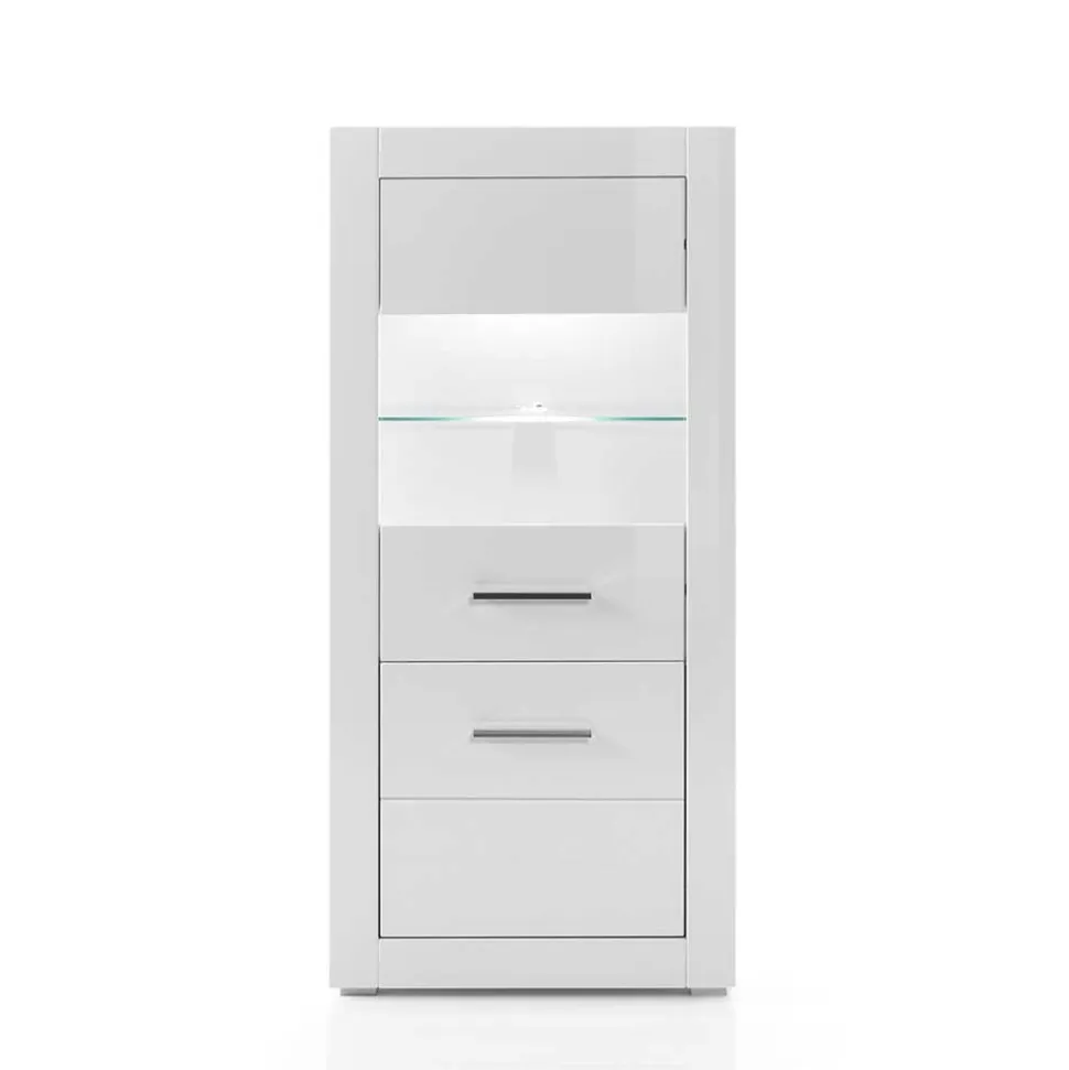 Wohnwand Vitrine Triango