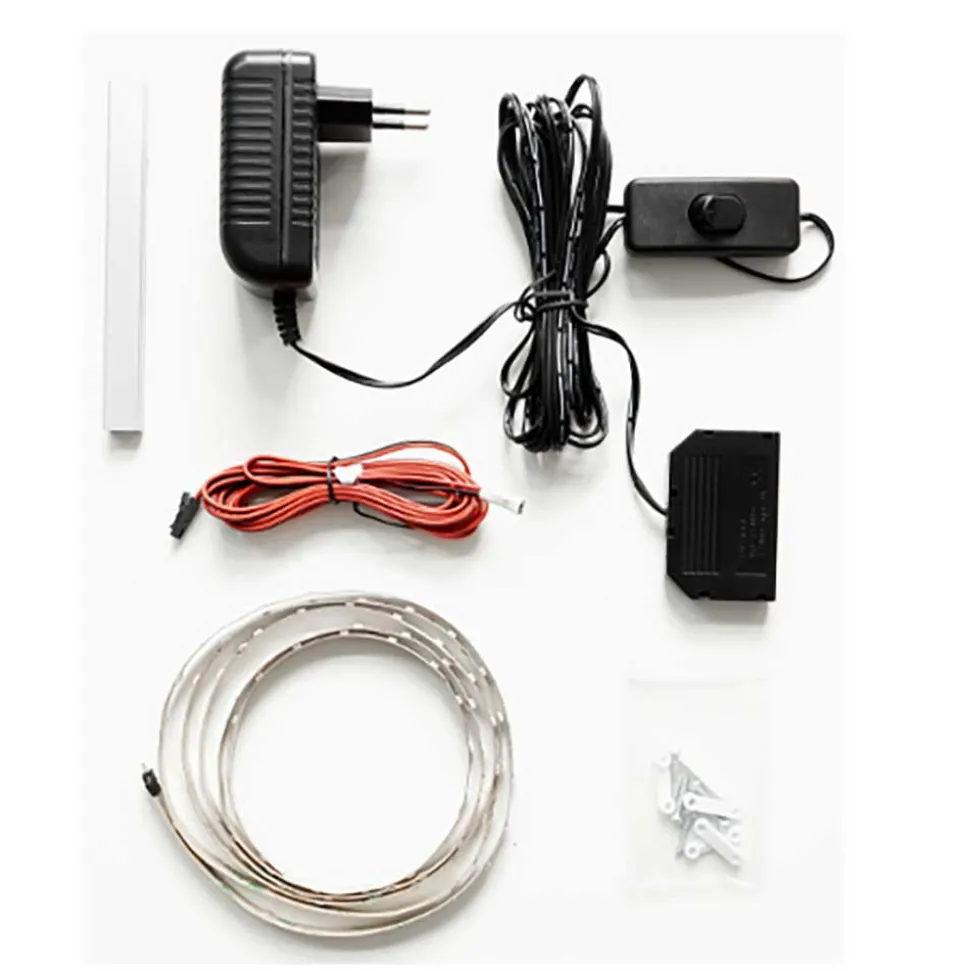 Wohnwand weiß modern Polar