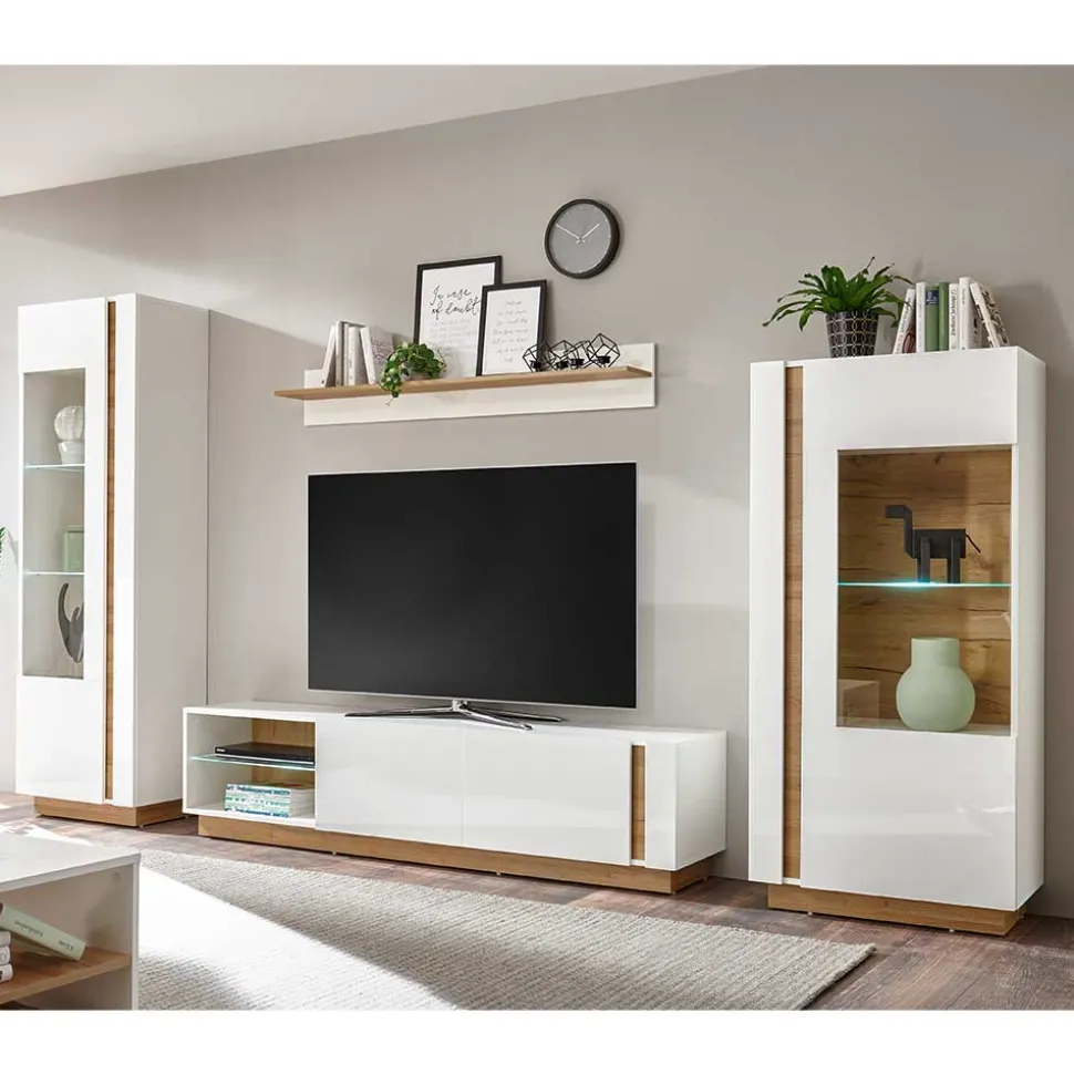 Wohnzimmer Anbauwand Franvos