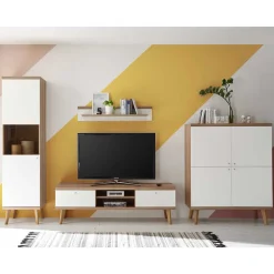 Wohnzimmer Anbauwand Levanca