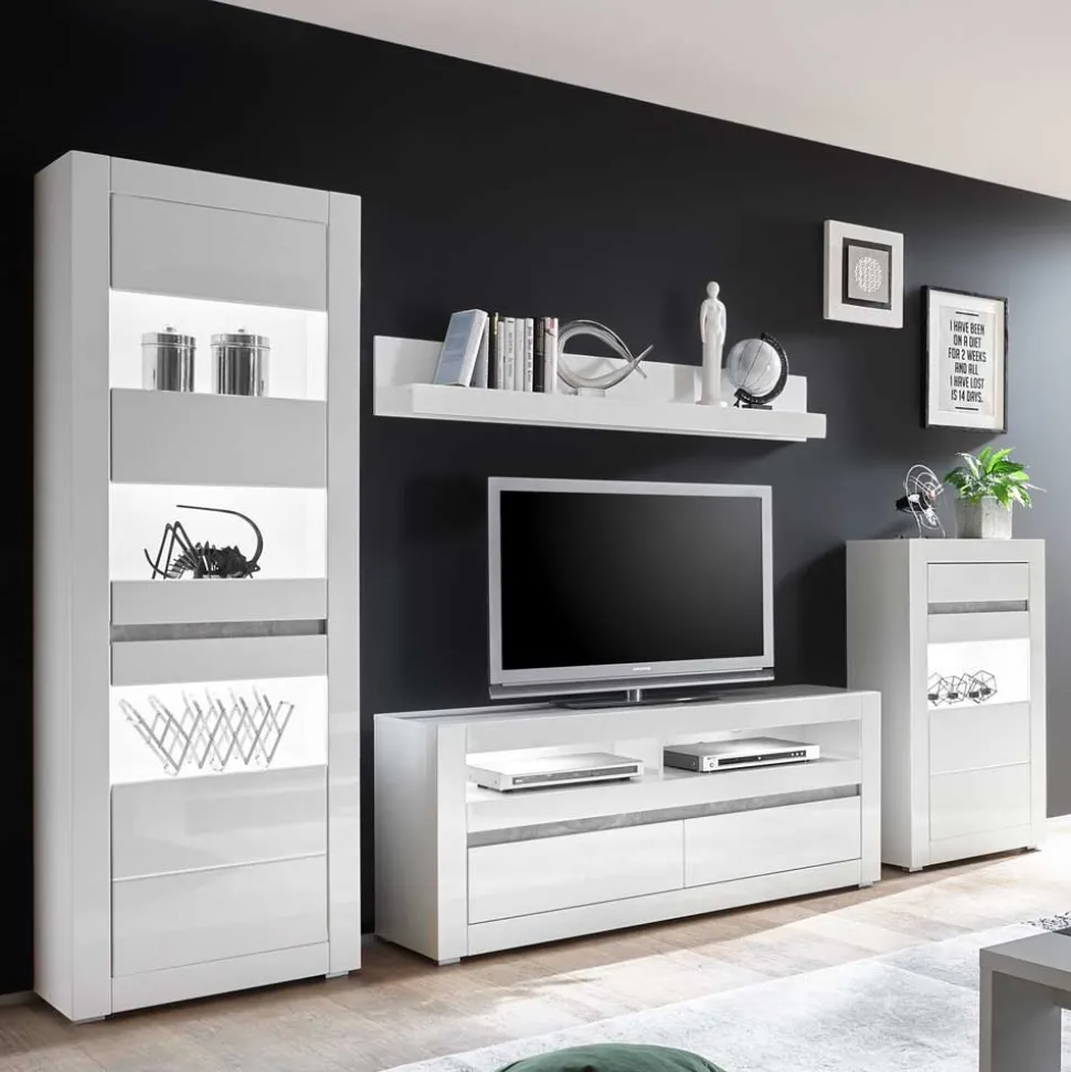 Wohnzimmer Anbauwand Novinza
