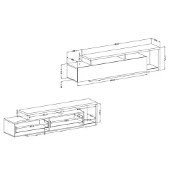 Wohnzimmer Anbauwand Plane