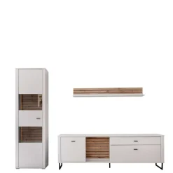 Wohnzimmer Anbauwand Polar
