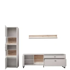 Wohnzimmer Anbauwand Polar