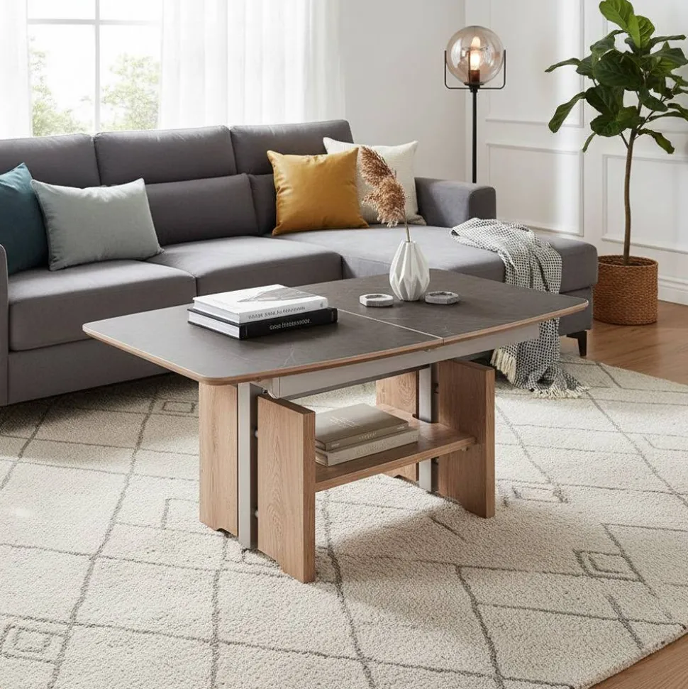 Wohnzimmer Ausziehtisch Crispo