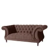 Wohnzimmer Couch braun Rennia