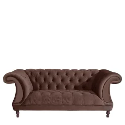 Wohnzimmer Couch braun Rennia