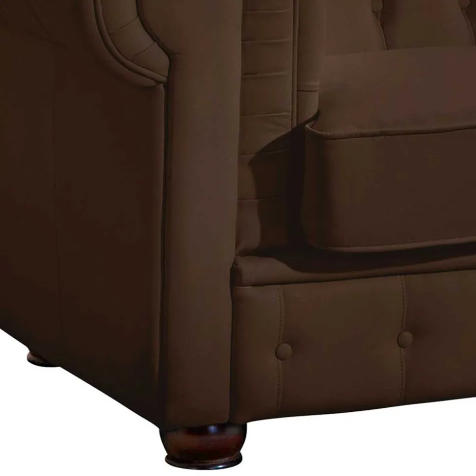 Wohnzimmer Couch Echtleder Madita