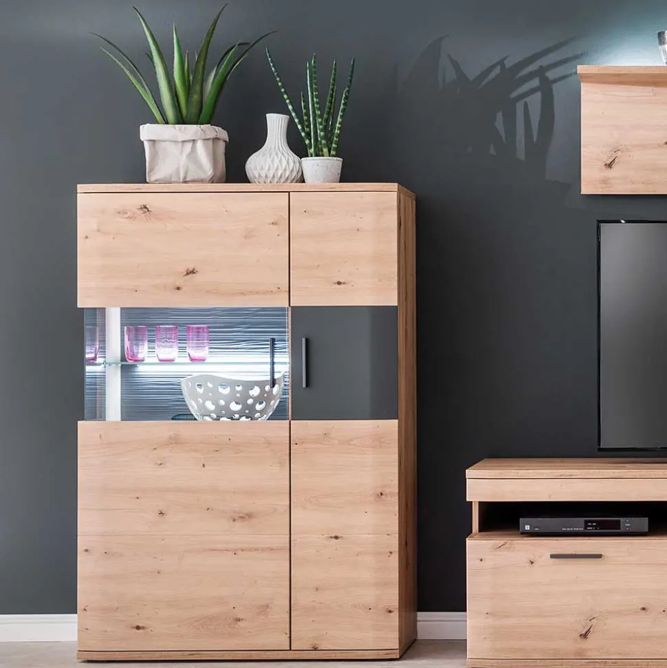 Wohnzimmer Highboard Lucisa