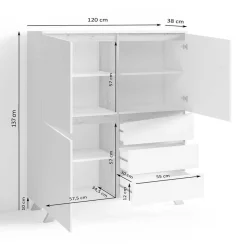 Wohnzimmer Highboard Pirate