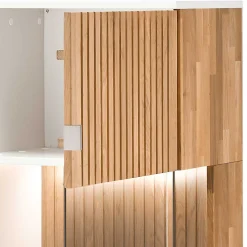 Wohnzimmer Highboard Vitrine Sibiuta