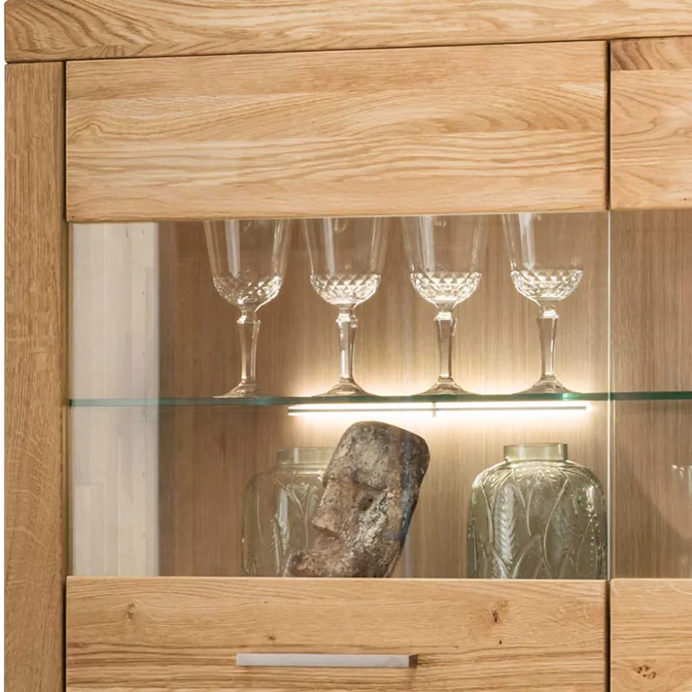 Wohnzimmer Highboard Wildeiche Divrina