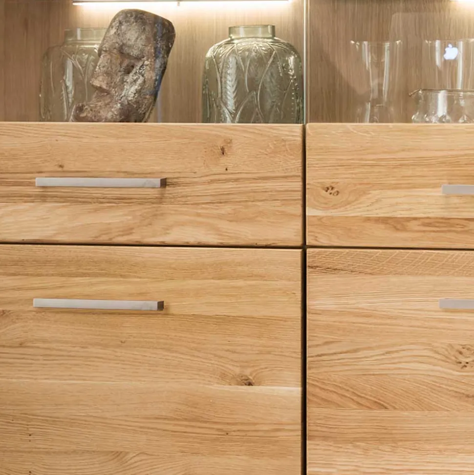 Wohnzimmer Highboard Wildeiche Divrina