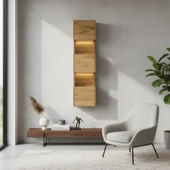 Wohnzimmer Hänge Vitrinenschrank Klever