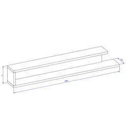 Wohnzimmer Regal Prismo