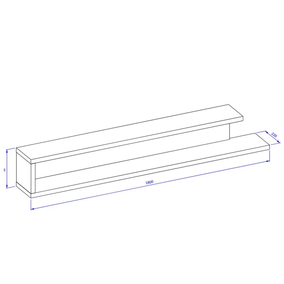 Wohnzimmer Regal Prismo