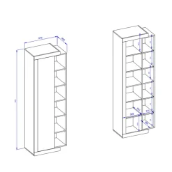 Wohnzimmer Schrank Prismo