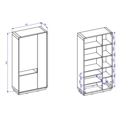 Wohnzimmer Schrank Sismail