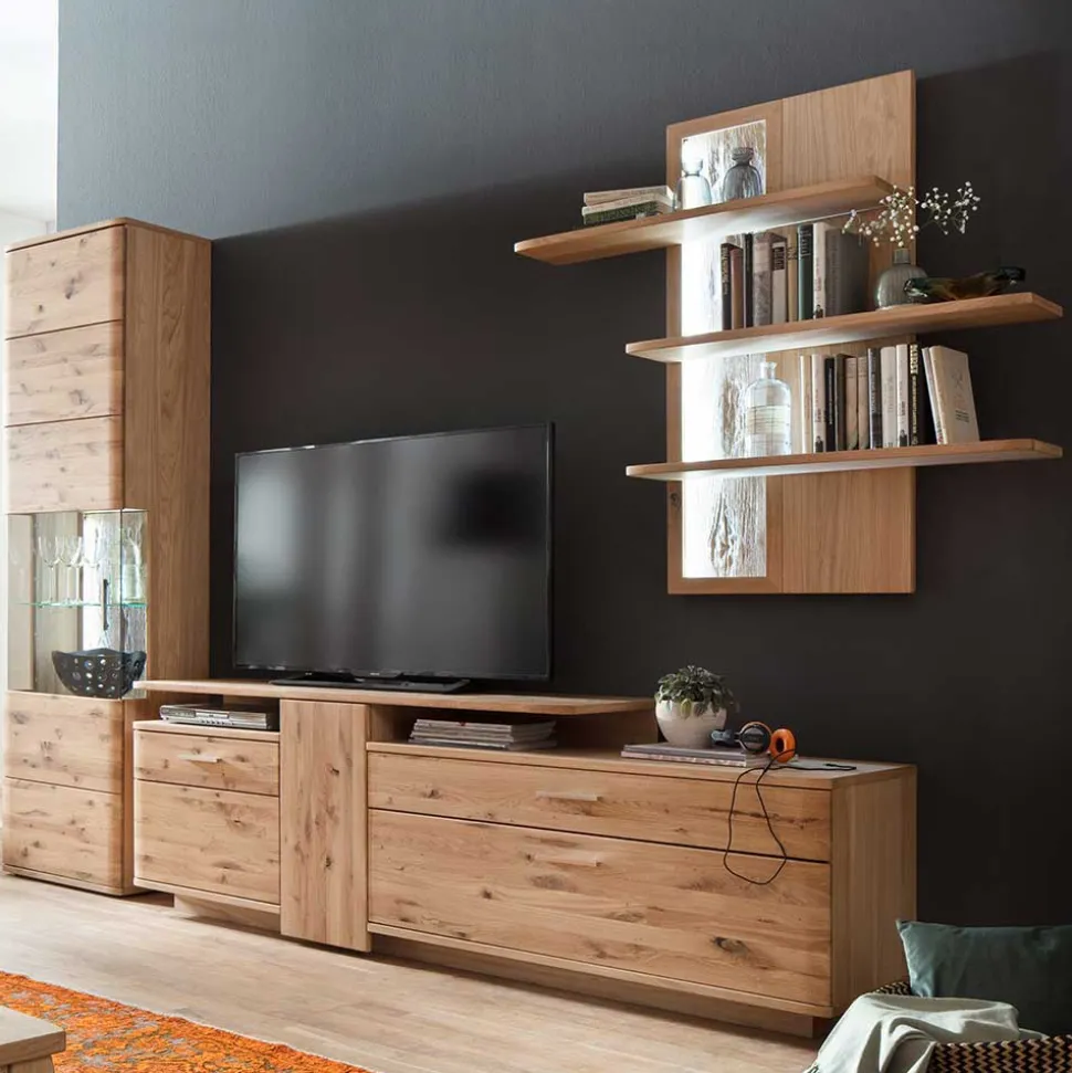Wohnzimmer Schrankwand Lamanda
