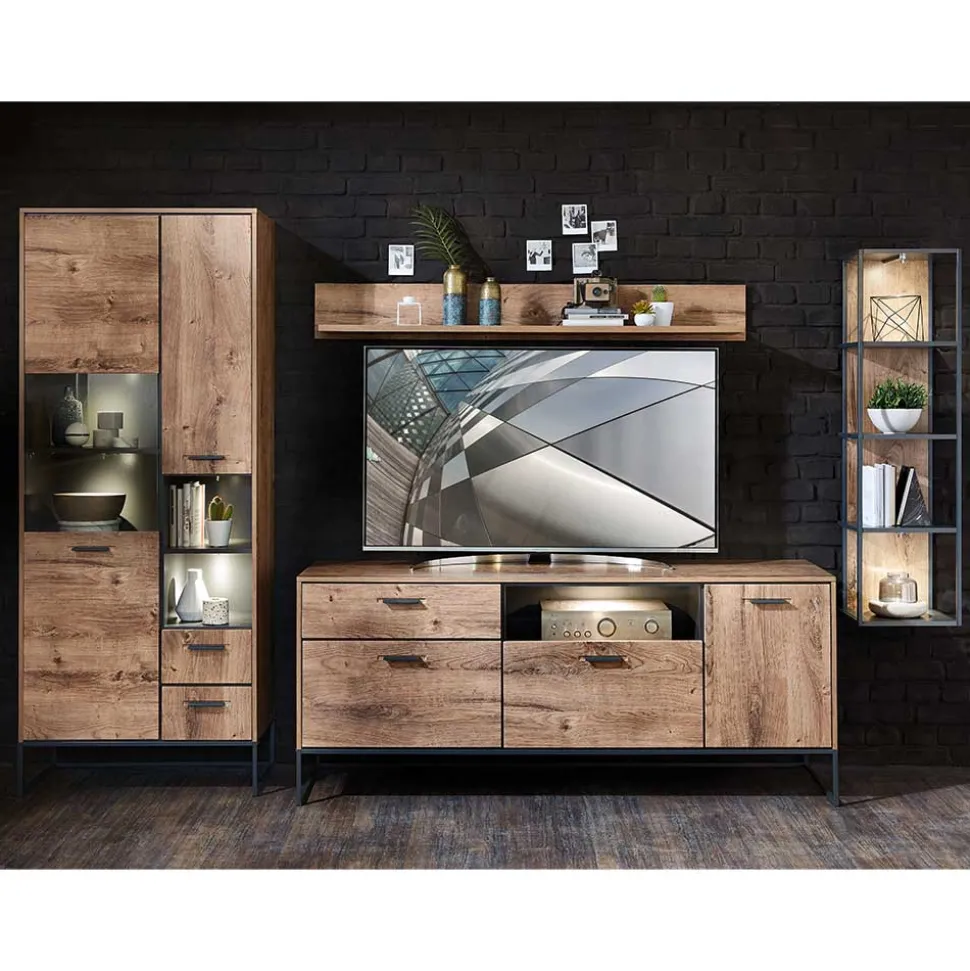 Wohnzimmer Schrankwand Washton